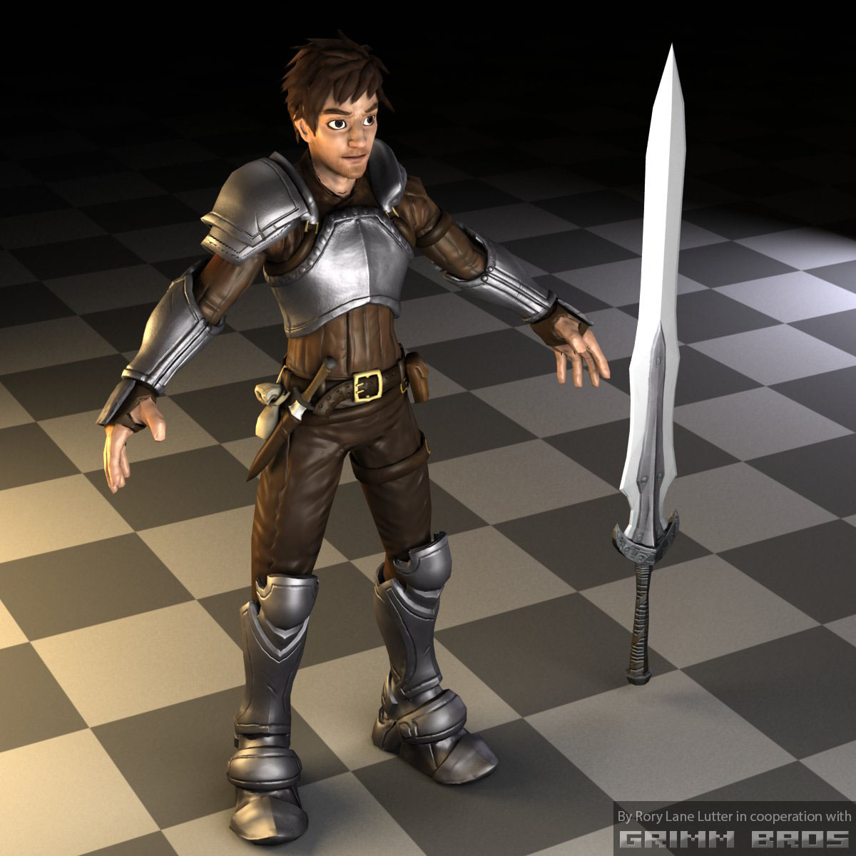 Character model of Grim Brothers